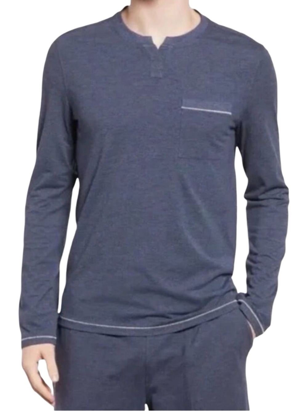 Lahgo x Lunya Restore Long Sleeve Henley - Size XXL